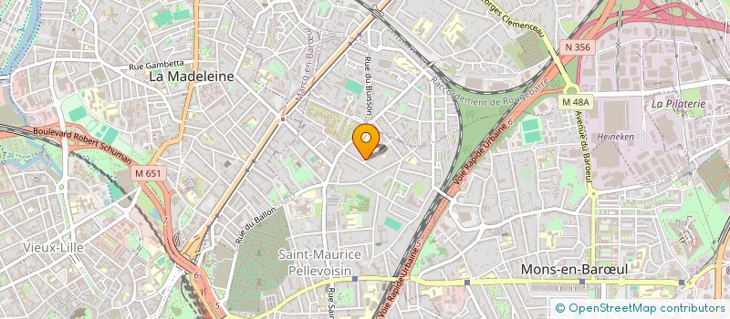 localisation de l'entreprise SCI SAINT MAURICE à LILLE