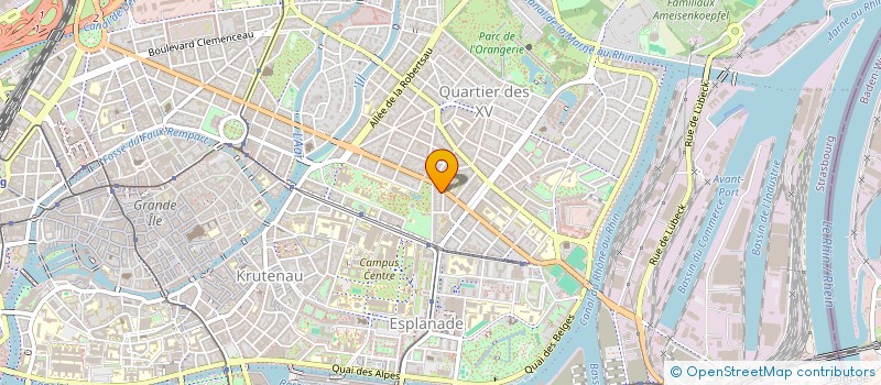 localisation de l'entreprise SCI SAINT MAURICE  STRASBOURG