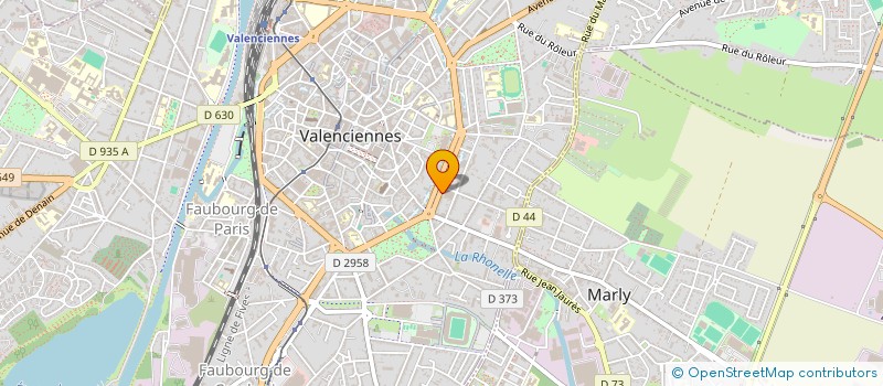 localisation de l'entreprise SCI SAINT MAURICE II  VALENCIENNES