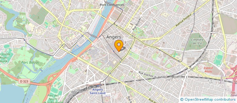 localisation de l'entreprise SCI SAINT MAURILLE à ANGERS