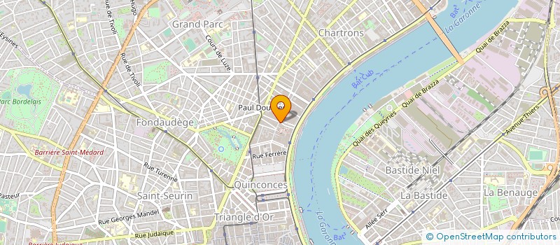 localisation de l'entreprise SCI SAINT MEDARD  BORDEAUX