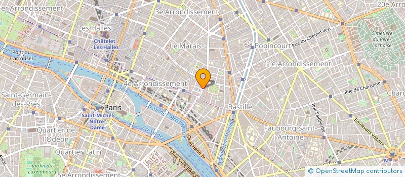 localisation de l'entreprise SCI SAINT MEDARD  PARIS