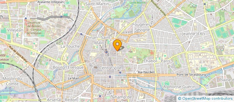 localisation de l'entreprise SCI SAINT MELAINE à RENNES