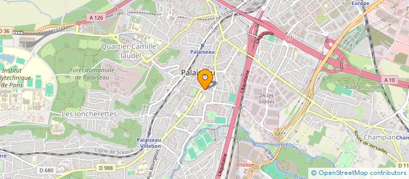 localisation de l'entreprise SCI SAINT MELAINE-THABOR à PALAISEAU