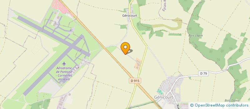 localisation de l'entreprise SCI SAINT-MELLON  GENICOURT