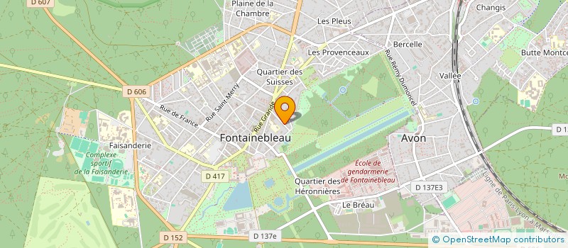 localisation de l'entreprise SCI SAINT MERY  FONTAINEBLEAU