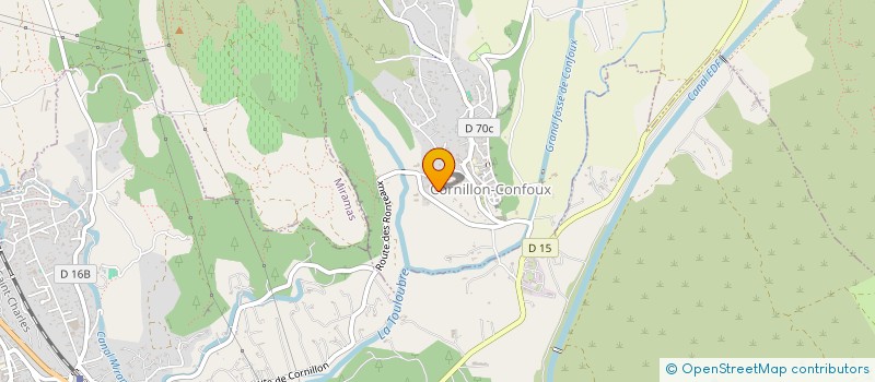 localisation de l'entreprise SCI SAINT MICHEL à CORNILLON-CONFOUX