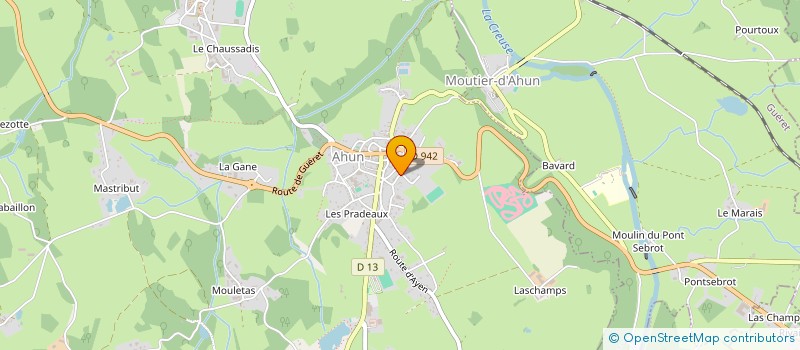 localisation de l'entreprise SCI SAINT MICHEL à AHUN