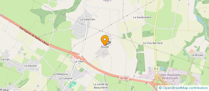 localisation de l'entreprise SCI SAINT MICHEL  SAVENAY