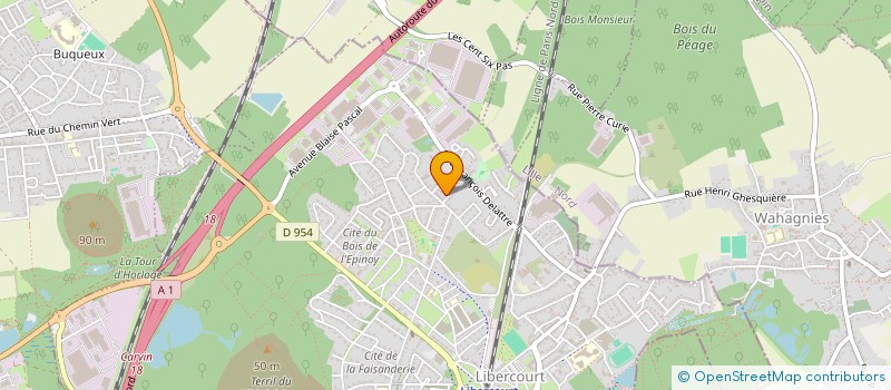 localisation de l'entreprise SCI SAINT MICHEL  LIBERCOURT