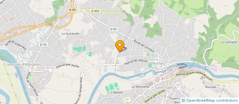 localisation de l'entreprise SCI SAINT MICHEL à ARTHES