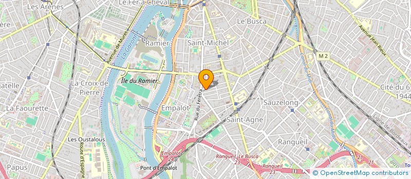 localisation de l'entreprise SCI SAINT-MICHEL  TOULOUSE