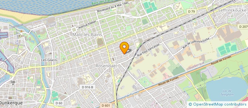 localisation de l'entreprise SCI SAINT MICHEL à DUNKERQUE