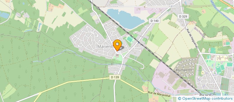 localisation de l'entreprise SCI SAINT MICHEL  HAGUENAU