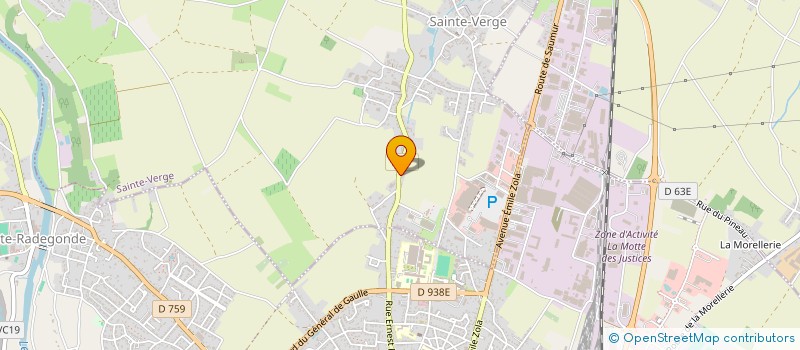 localisation de l'entreprise SCI SAINT MICHEL  SAINTE-VERGE