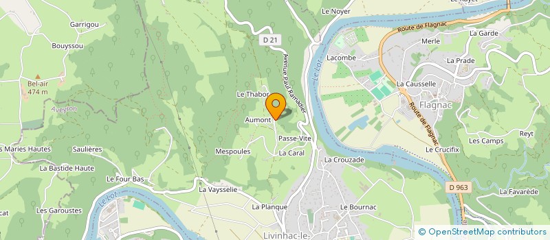 localisation de l'entreprise SCI SAINT MICHEL  LIVINHAC-LE-HAUT