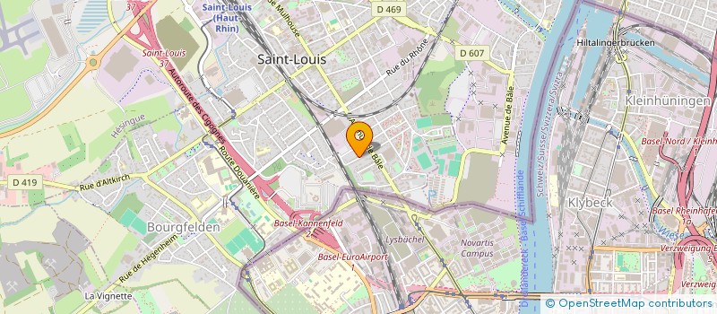 localisation de l'entreprise SCI SAINT MICHEL  SAINT-LOUIS