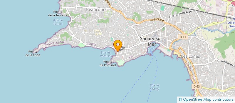 localisation de l'entreprise SCI SAINT MICHEL à SANARY-SUR-MER