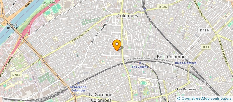 localisation de l'entreprise SCI SAINT MICHEL à COLOMBES