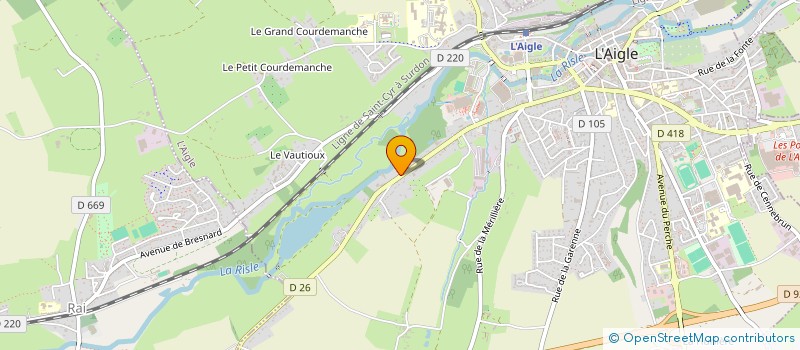 localisation de l'entreprise SCI SAINT MICHEL à L'AIGLE