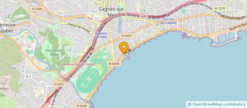 localisation de l'entreprise SCI SAINT MICHEL à CAGNES-SUR-MER