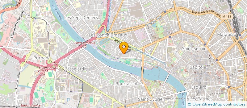 localisation de l'entreprise SCI SAINT MICHEL à TOULOUSE