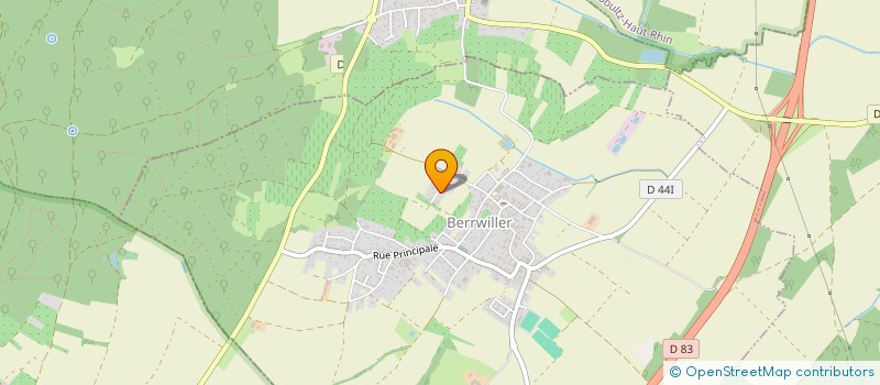 localisation de l'entreprise SCI SAINT MICHEL  MERXHEIM