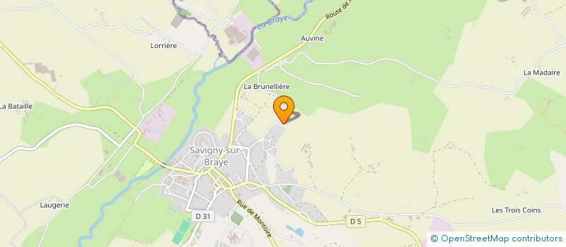 localisation de l'entreprise SCI SAINT MICHEL  SAVIGNY-SUR-BRAYE