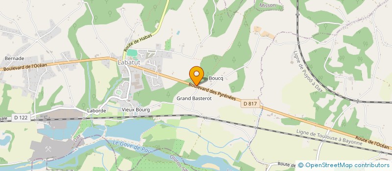 localisation de l'entreprise SCI SAINT MICHEL  LABATUT