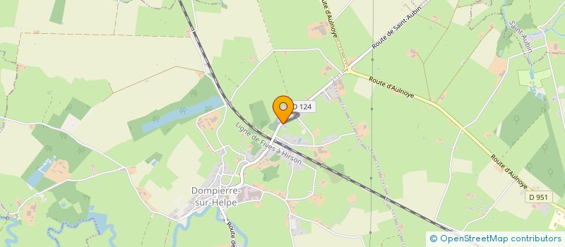 localisation de l'entreprise SCI SAINT MICHEL  DOMPIERRE-SUR-HELPE