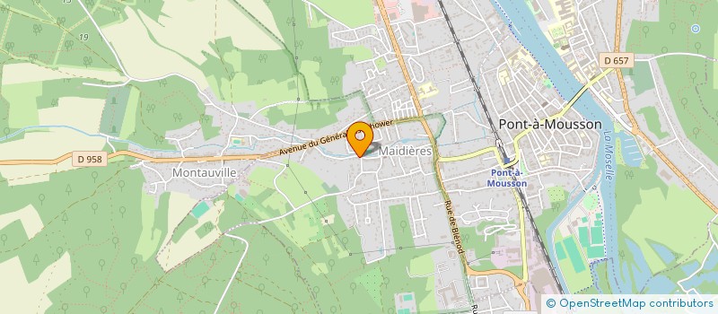 localisation de l'entreprise SCI SAINT MICHEL  MAIDIERES