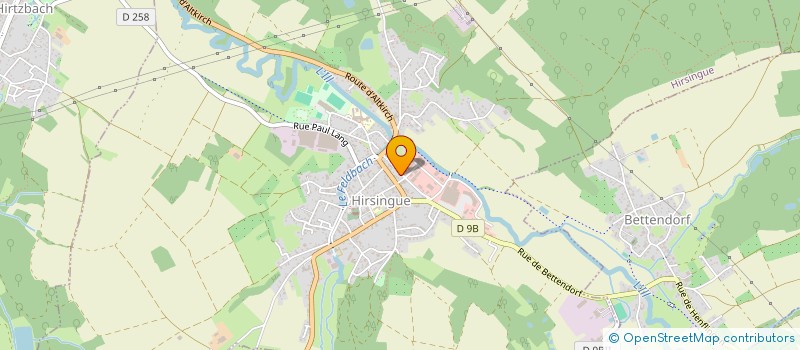 localisation de l'entreprise SCI SAINT MICHEL  HIRSINGUE