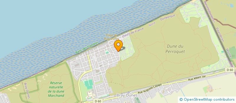 localisation de l'entreprise SCI SAINT MICHEL  BRAY-DUNES