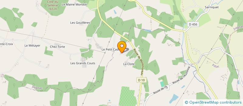 localisation de l'entreprise SCI SAINT MICHEL à BORS (CANTON DE TUDE-ET-LAVALETTE)