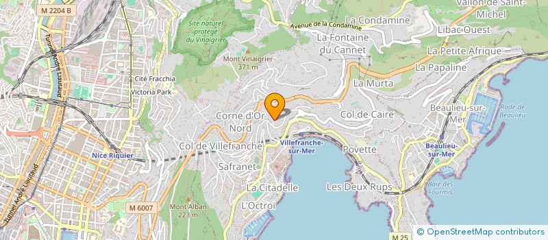 localisation de l'entreprise SCI SAINT MICHEL à VILLEFRANCHE-SUR-MER