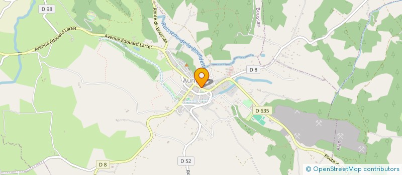 localisation de l'entreprise SCI SAINT-MICHEL  AURIGNAC