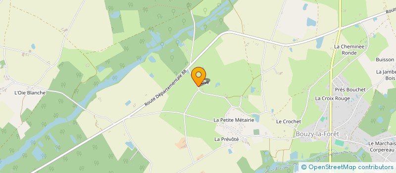localisation de l'entreprise SCI SAINT MICHEL à BOUZY-LA-FORET