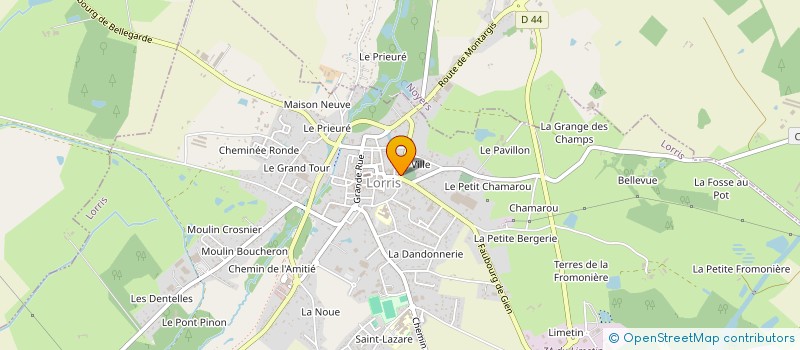 localisation de l'entreprise SCI SAINT MICHEL à LORRIS