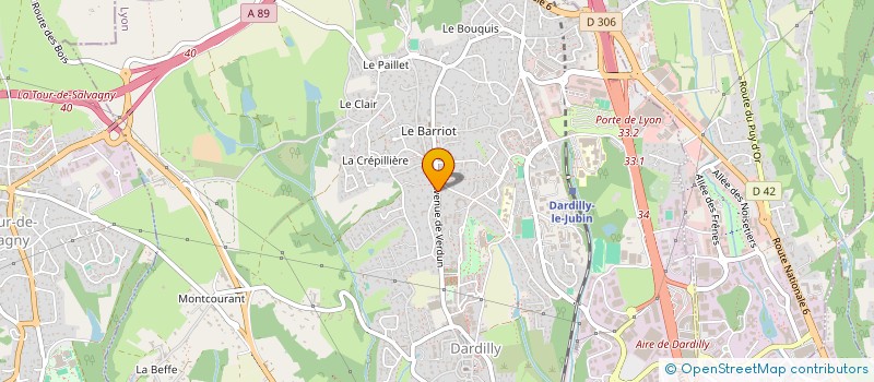 localisation de l'entreprise SCI SAINT MICHEL  DARDILLY