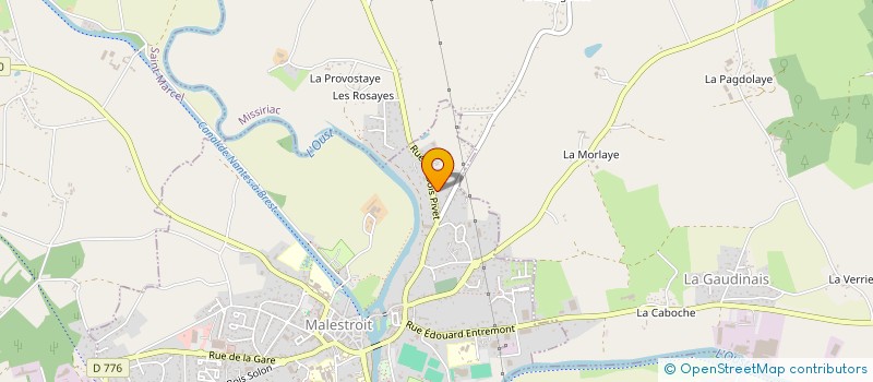 localisation de l'entreprise SCI SAINT MICHEL  MALESTROIT