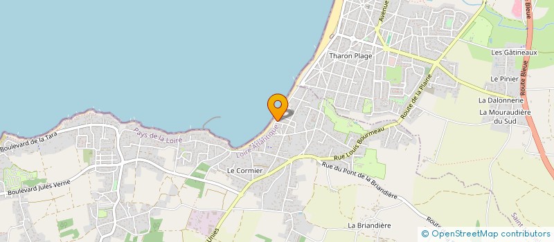 localisation de l'entreprise SCI SAINT MICHEL à LA PLAINE-SUR-MER