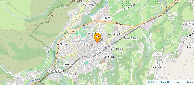localisation de l'entreprise SCI SAINT MICHEL  PRADES