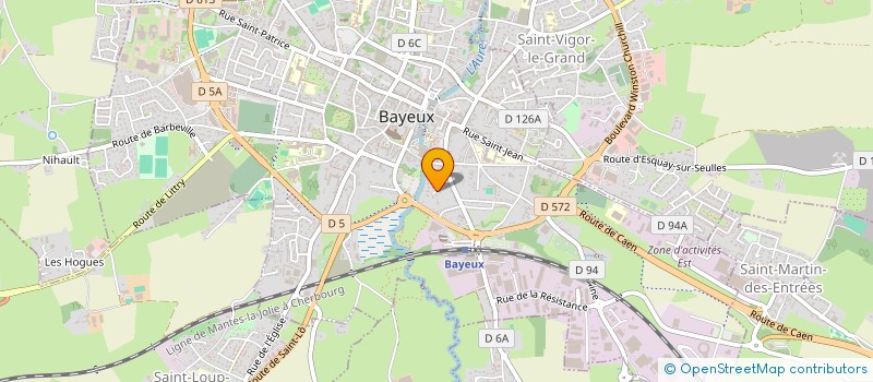 localisation de l'entreprise SCI SAINT MICHEL D'ALAJOU  BAYEUX