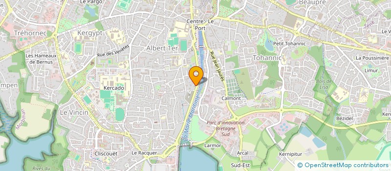 localisation de l'entreprise SCI SAINT MICHEL DE BELLEVUE  VANNES