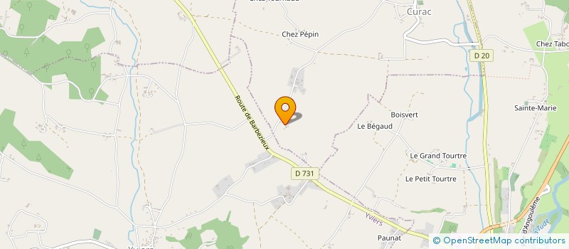 localisation de l'entreprise SCI SAINT MICO à CHALAIS