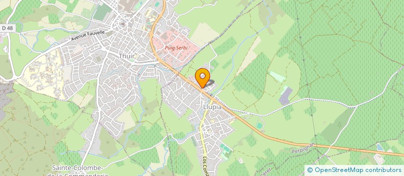 localisation de l'entreprise SCI SAINT MORGAN  LLUPIA