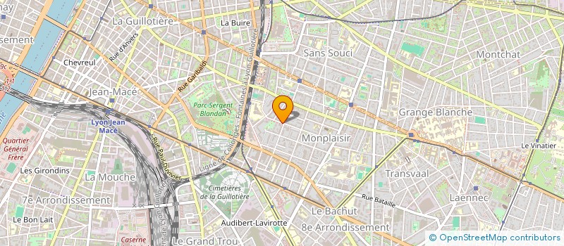 localisation de l'entreprise SCI SAINT NESTOR  LYON 8EME