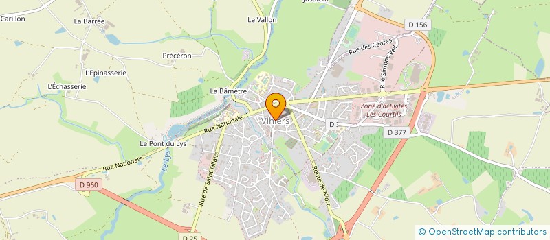 localisation de l'entreprise SCI SAINT-NICOLAS  LYS-HAUT-LAYON