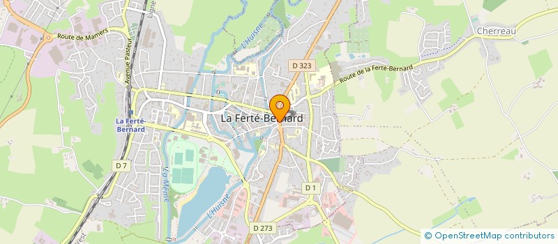 localisation de l'entreprise SCI SAINT-NICOLAS  LA FERTE-BERNARD