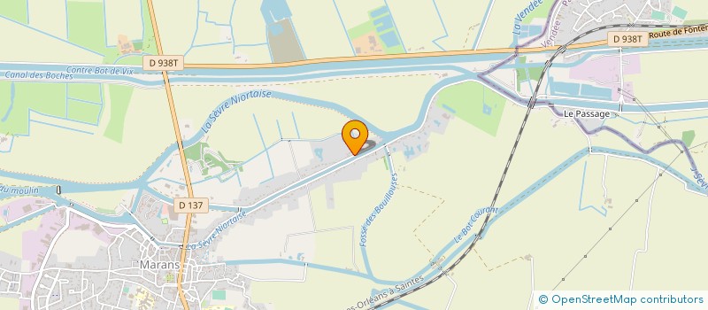 localisation de l'entreprise SCI SAINT NICOLAS  MARANS